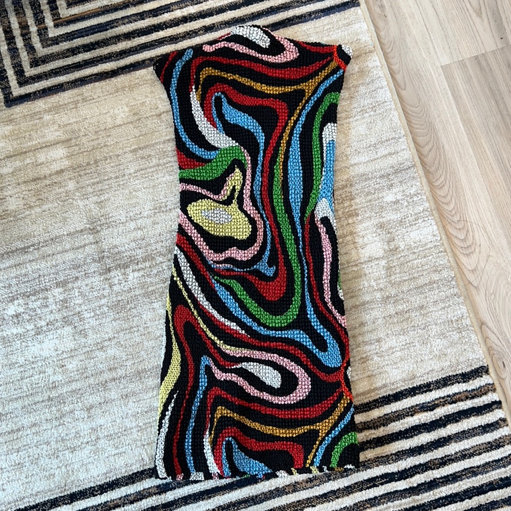 EMILIO PUCCI Marmo Print Seersucker Mini Dress
